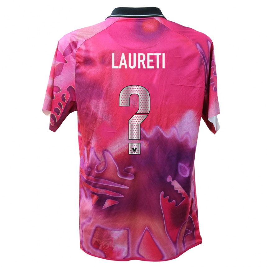 נשים כדורגל Tommaso Laureti #0 ורוד עמוק חולצת שוער 2025/26