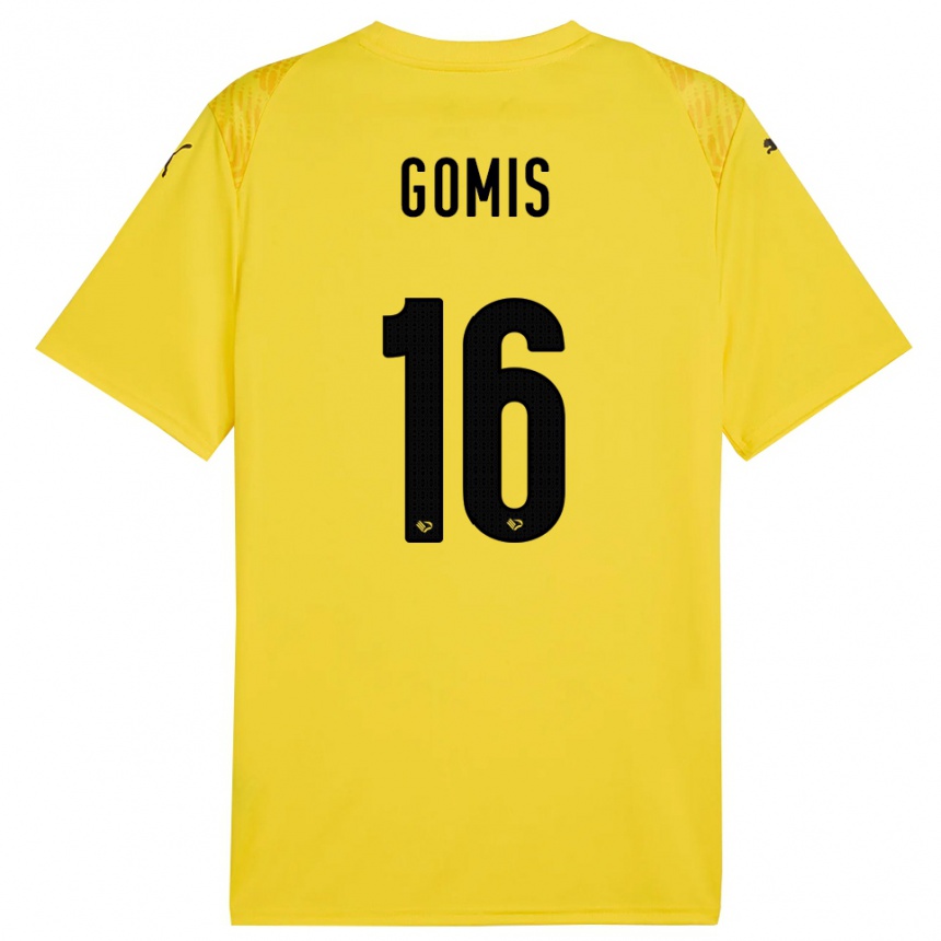 נשים כדורגל אלפרד גומיס #16 שחור צהוב חולצת שוער 2025/26