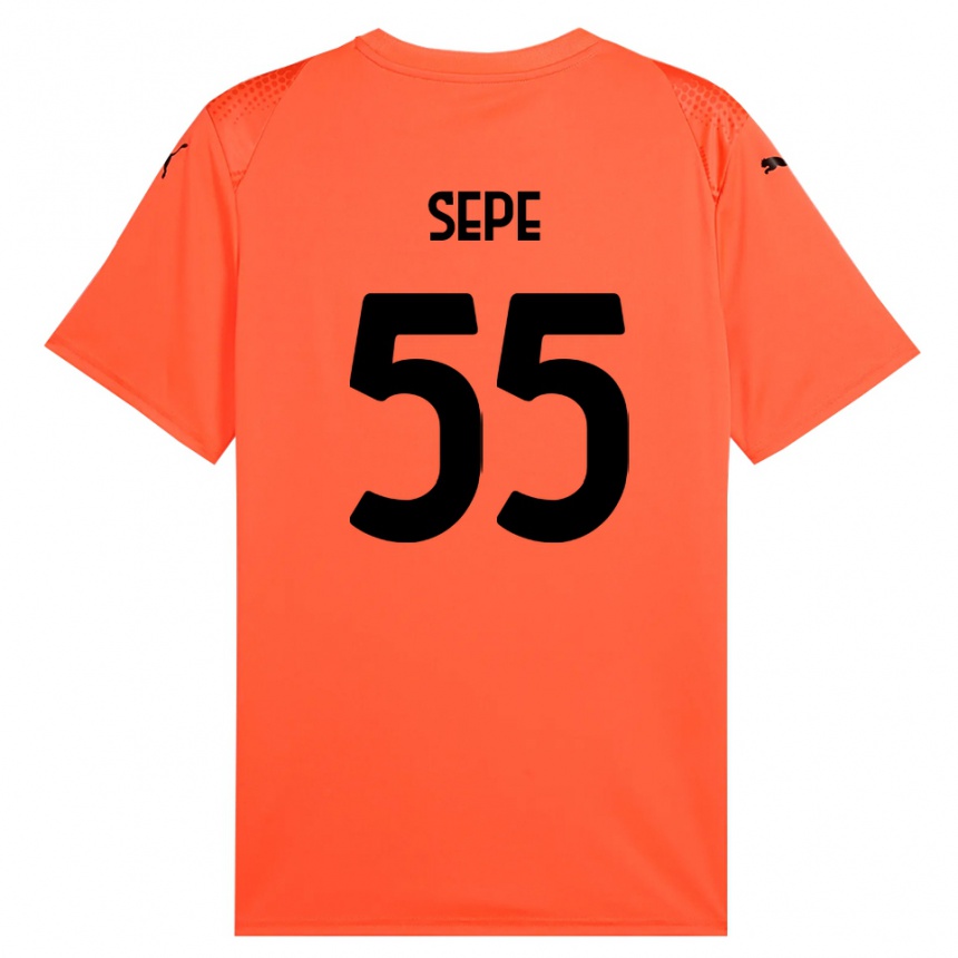 נשים כדורגל לואיג'י ספה #55 שחור כתום חולצת שוער 2025/26