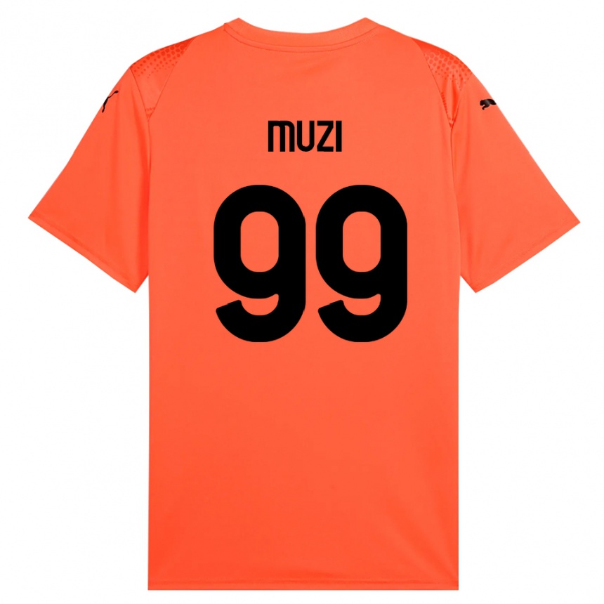 נשים כדורגל כריסטיאן מוזי #99 שחור כתום חולצת שוער 2025/26