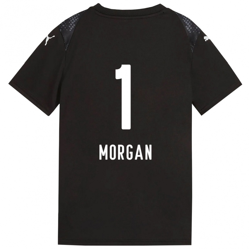 נשים כדורגל Kevin Morgan #1 זהוב שחור חולצת שוער 2025/26