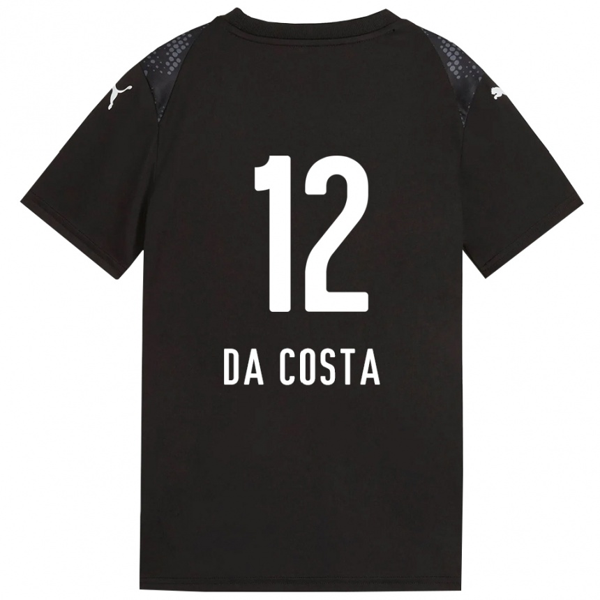 נשים כדורגל Paulo Da Costa #12 זהוב שחור חולצת שוער 2025/26