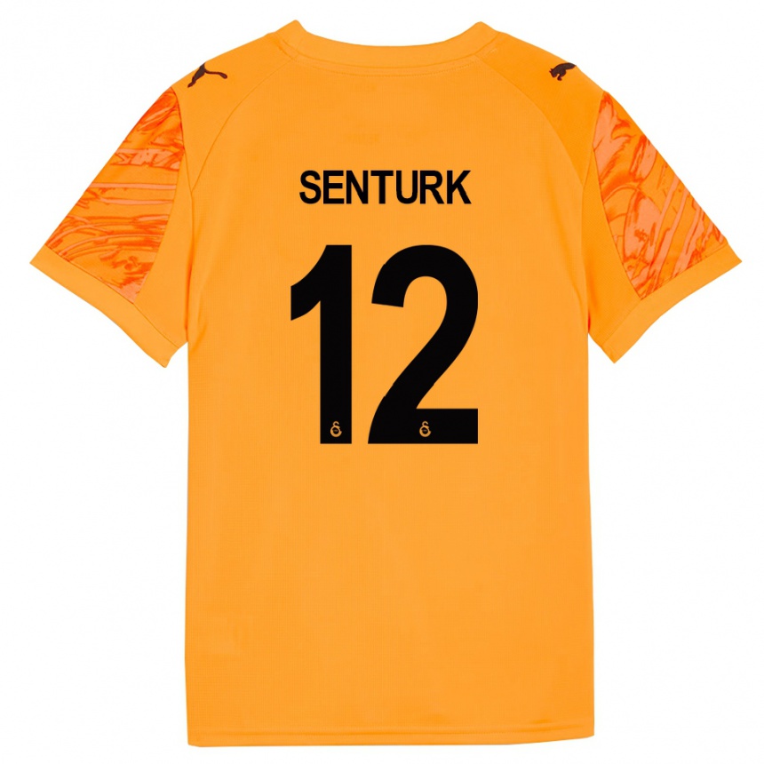 נשים כדורגל הקטן שנטורק #12 שחור כתום כהה חולצת שוער 2025/26