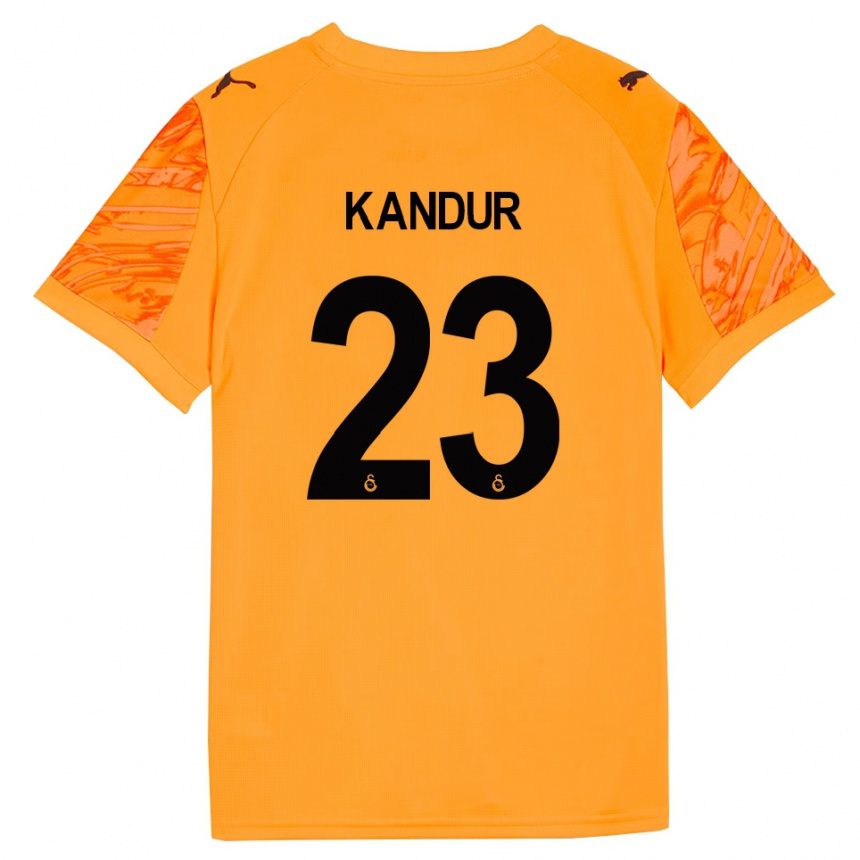 נשים כדורגל מוגיי אינאן קנדור #23 שחור כתום כהה חולצת שוער 2025/26