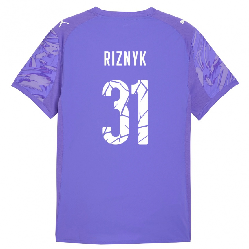 נשים כדורגל דמיטרו ריזניק #31 ורוד ירוק כתום חולצת שוער 2025/26