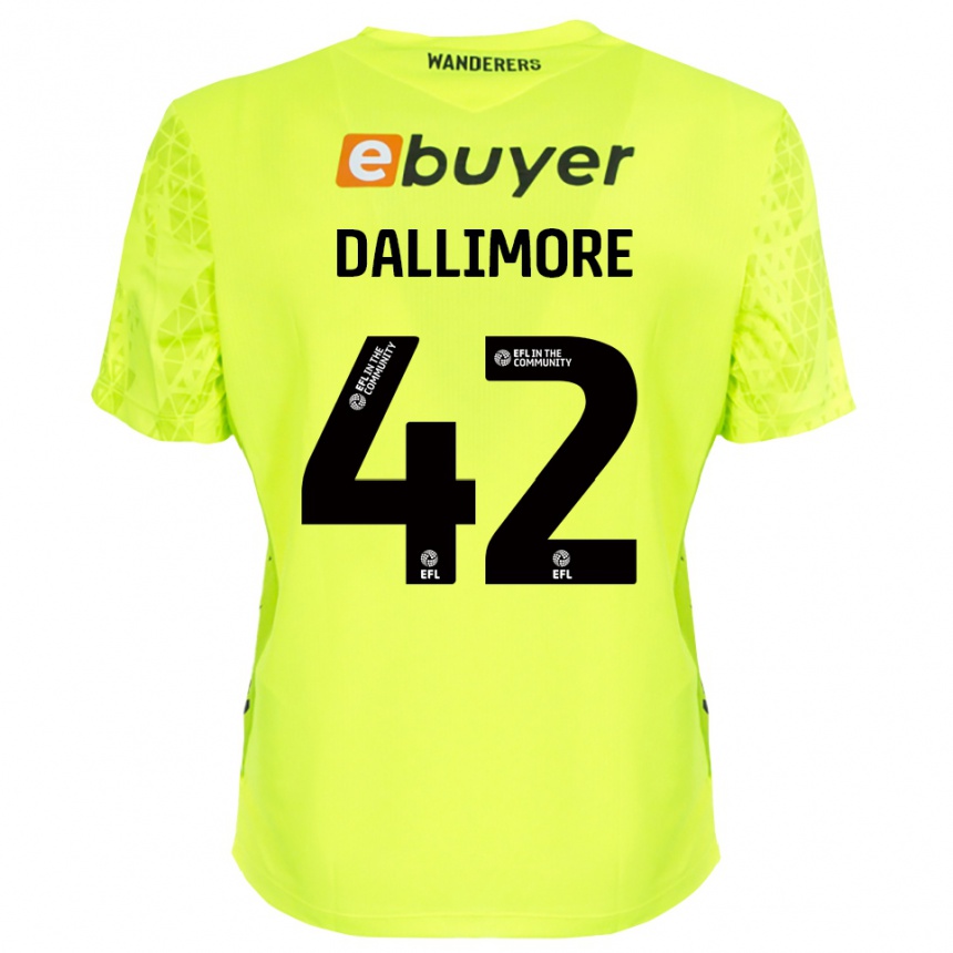 נשים כדורגל ג׳ק דלימור #42 ירוק פלורסנט חולצת שוער 2025/26