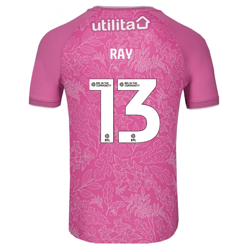 נשים כדורגל Celine Ray #13 שחור ורוד חולצת שוער 2025/26