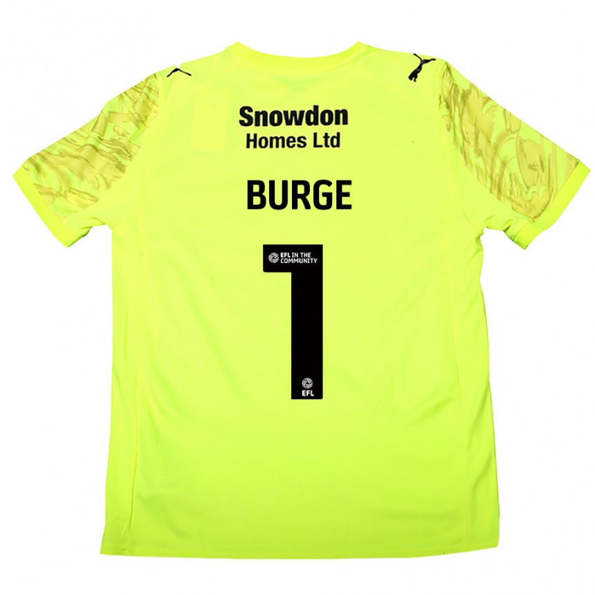 נשים כדורגל לי ברג' #1 ירוק פלורסנט חולצת שוער 2025/26