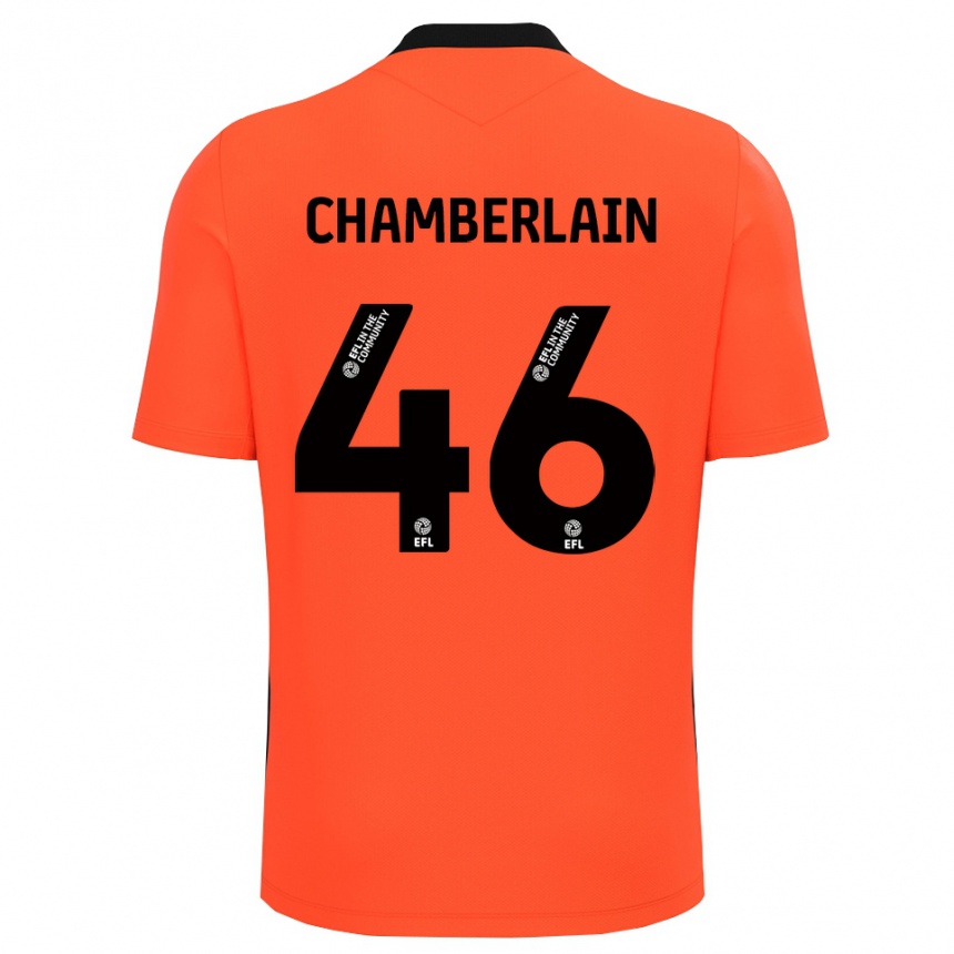 נשים כדורגל הריסון צ׳מברליין #46 שחור אדום חולצת שוער 2025/26