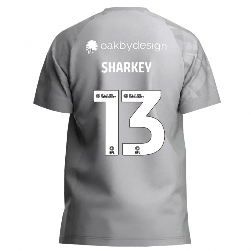 נשים כדורגל טובי שארקי #13 אפור כהה חולצת שוער 2025/26