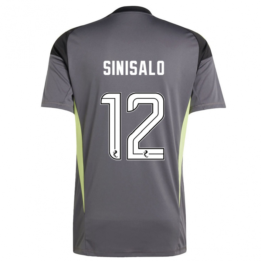 נשים כדורגל ויליאמי סיניסאלו #12 לבן אפור חולצת שוער 2025/26