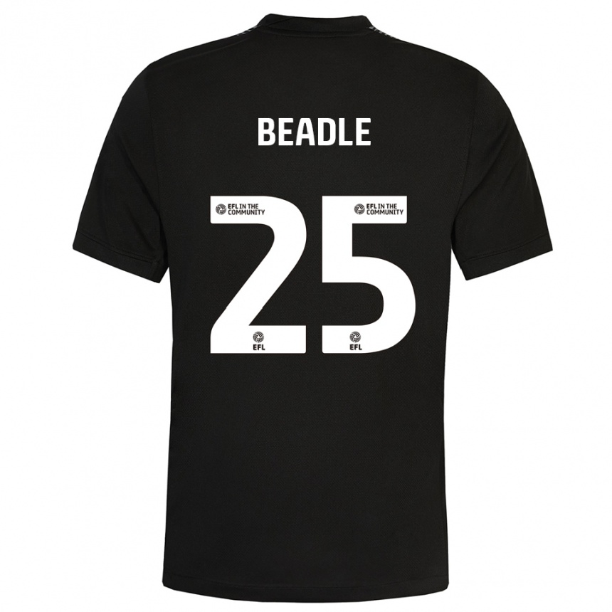 נשים כדורגל ג׳יימס בידל #25 שחור לבן חולצת שוער 2025/26