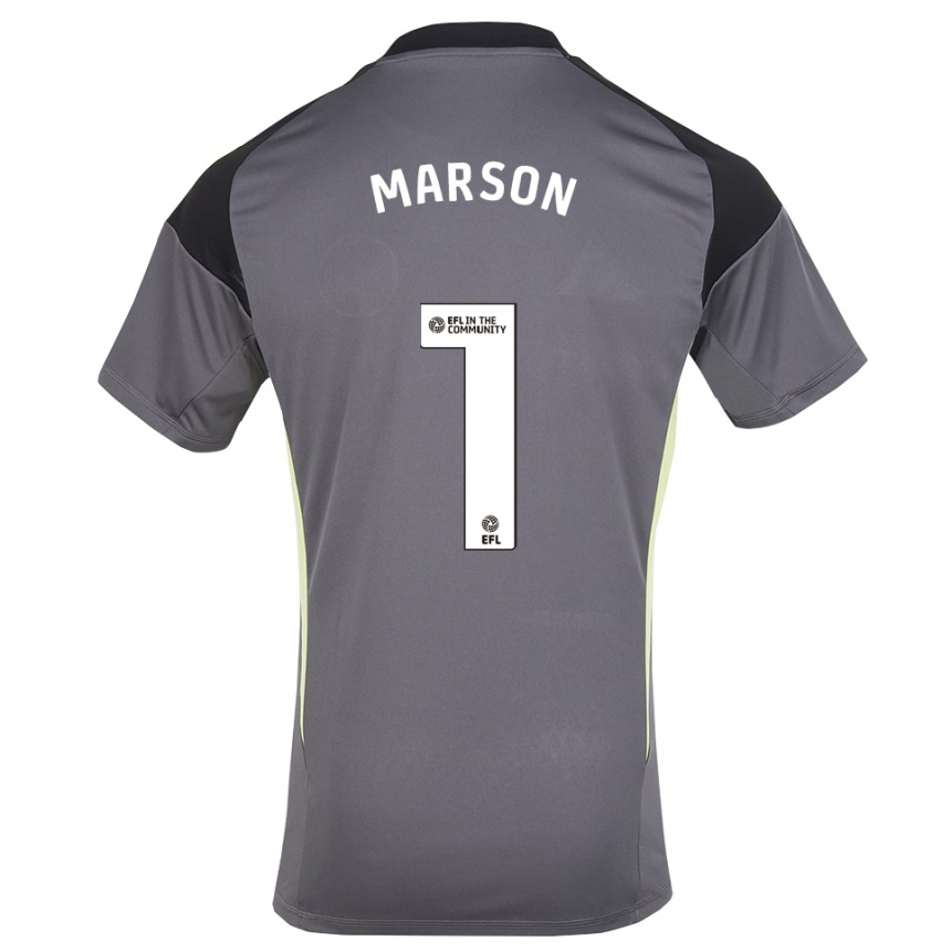 נשים כדורגל פרדי מרסון #1 לבן אפור חולצת שוער 2025/26