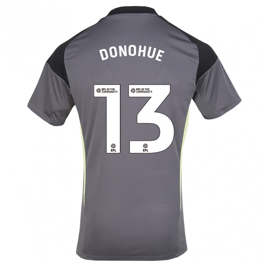 נשים כדורגל Jake Donohue #13 לבן אפור חולצת שוער 2025/26