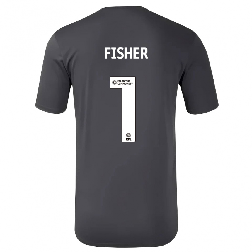 נשים כדורגל ניית׳ן פישר #1 לבן שחור חולצת שוער 2025/26