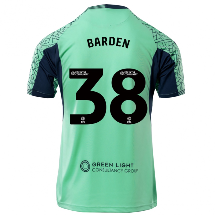 נשים כדורגל דניאל בארדן #38 שחור אקווה חולצת שוער 2025/26