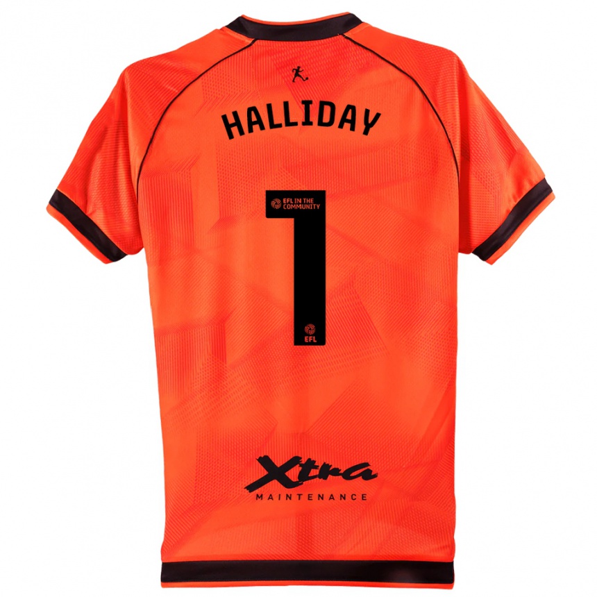 נשים כדורגל ג׳ואל הולידיי #1 שחור כתום חולצת שוער 2025/26