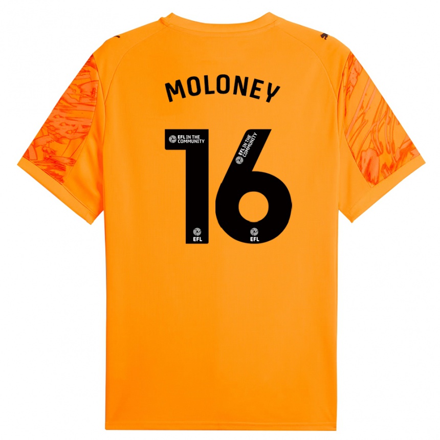 נשים כדורגל ג'ורג' מולוני #16 כתום שחור חולצת שוער 2025/26