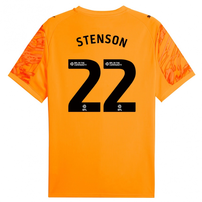 נשים כדורגל פראן סטנסון #22 כתום שחור חולצת שוער 2025/26