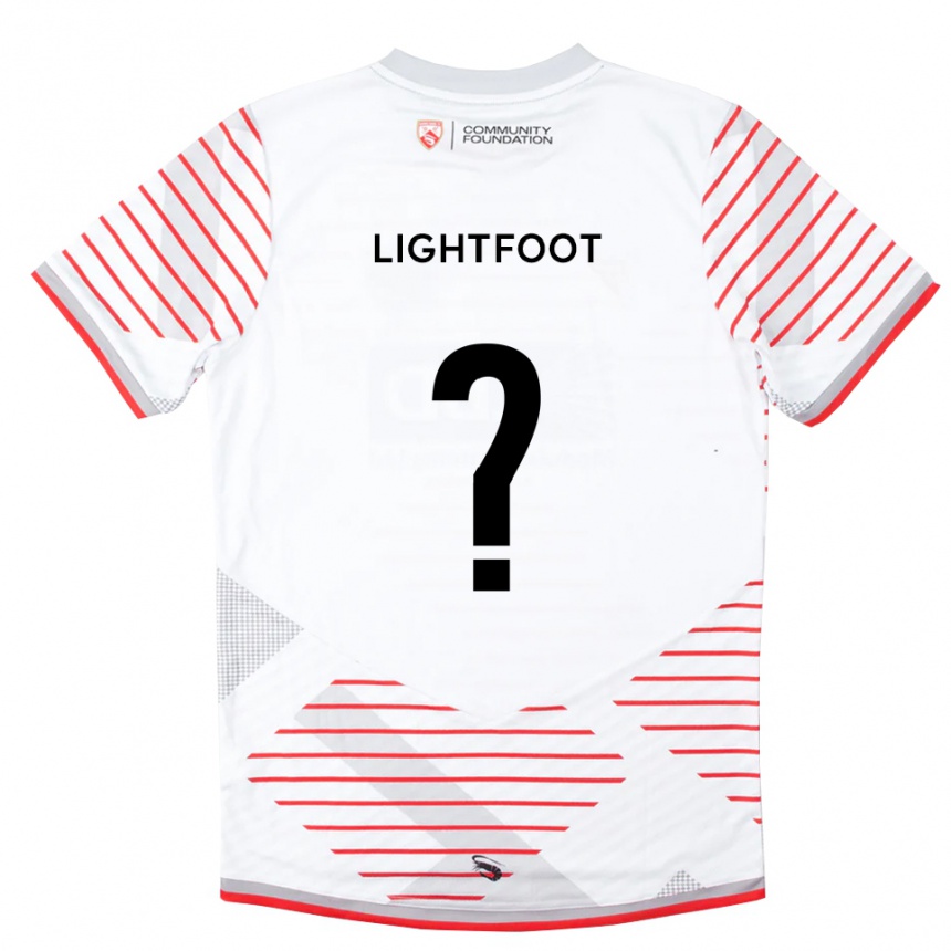 נשים כדורגל Erin Lightfoot #0 אדום לבן חולצת שוער 2025/26