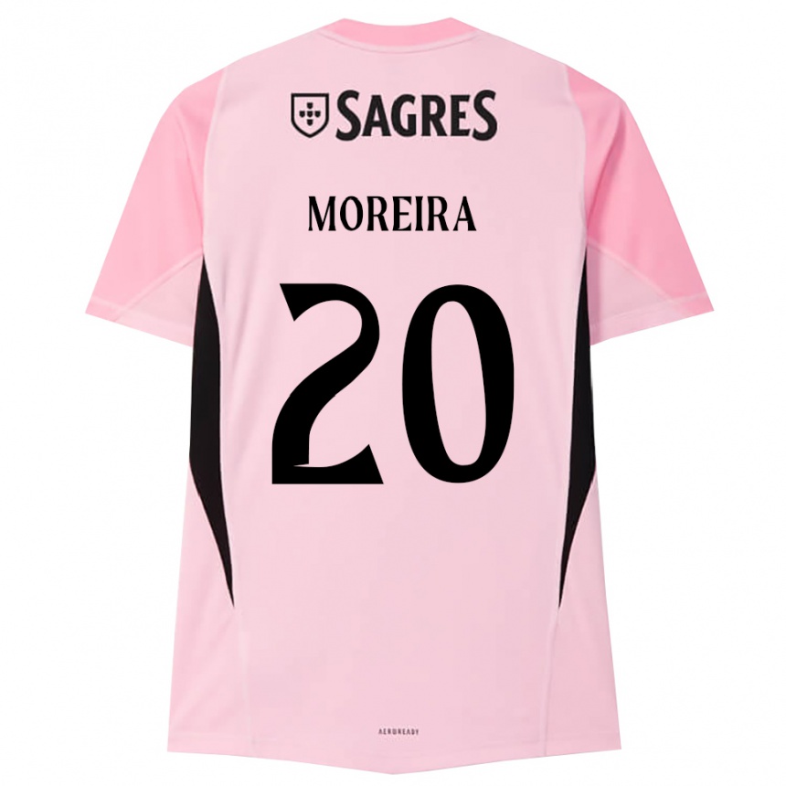 נשים כדורגל אנדרה קמפוס מוריירה #20 ורוד שחור חולצת שוער 2025/26