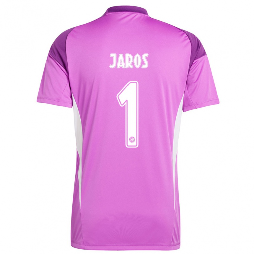 נשים כדורגל ויטזסלאב יארוש #1 סגול בהיר לבן חולצת שוער 2025/26