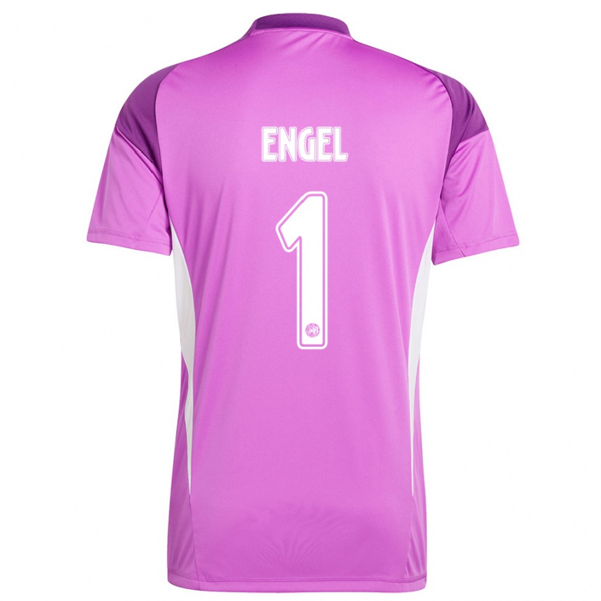 נשים כדורגל Mark Engel #1 סגול בהיר לבן חולצת שוער 2025/26