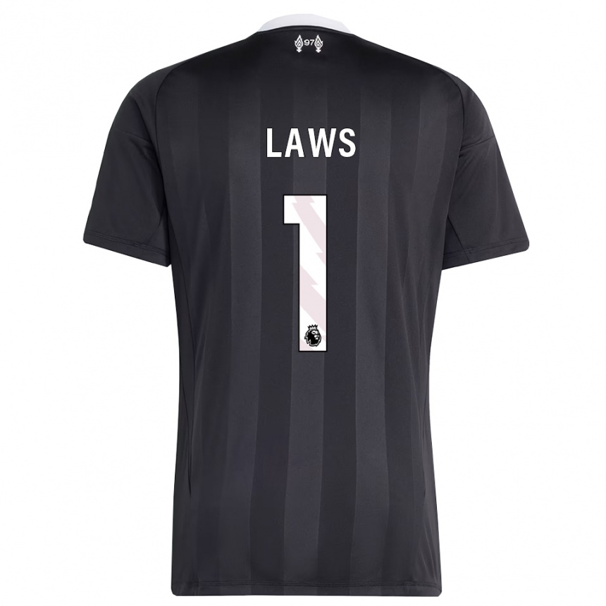 נשים כדורגל רייצ'ל לוקים #1 שחור לבן חולצת שוער 2025/26