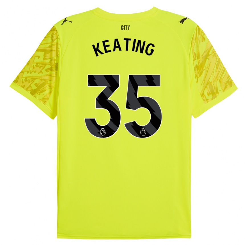 נשים כדורגל קיארה קיטינג #35 צהוב כתום שחור חולצת שוער 2025/26