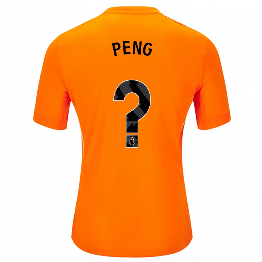 נשים כדורגל ליביה פנג #0 כתום שחור חולצת שוער 2025/26