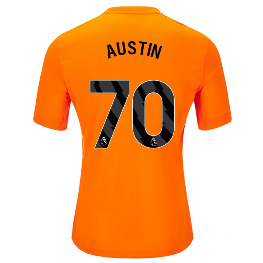 נשים כדורגל Jack Austin #70 כתום שחור חולצת שוער 2025/26