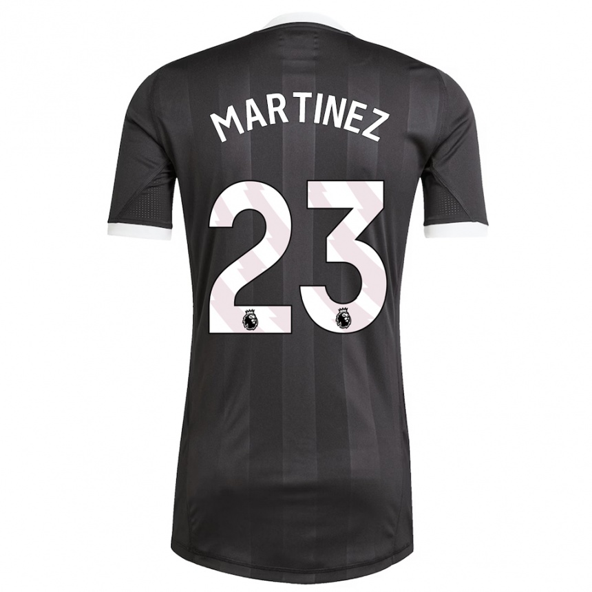 נשים כדורגל דמיאן מרטינז #23 שחור לבן חולצת שוער 2025/26