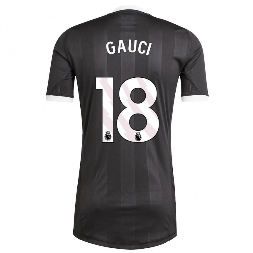 נשים כדורגל ג'ו גאוסי #18 שחור לבן חולצת שוער 2025/26