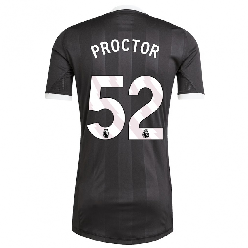 נשים כדורגל סאם פרוקטור #52 שחור לבן חולצת שוער 2025/26