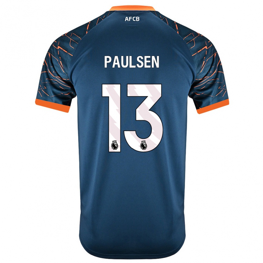 נשים כדורגל אלכס פאולסן #13 כחול צפחה כהה חולצת שוער 2025/26