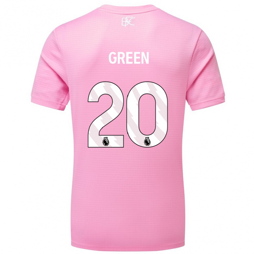 נשים כדורגל אטיין גרין #20 ורוד לבן חולצת שוער 2025/26