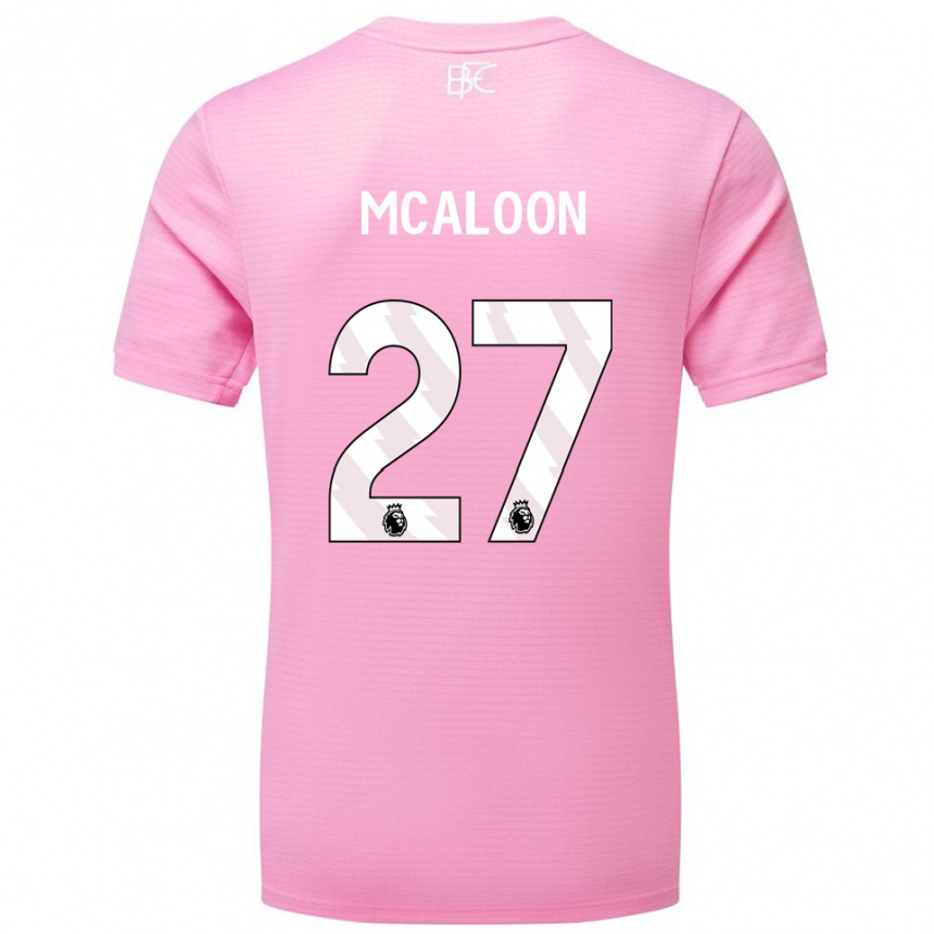 נשים כדורגל נאוישה מקלון #27 ורוד לבן חולצת שוער 2025/26