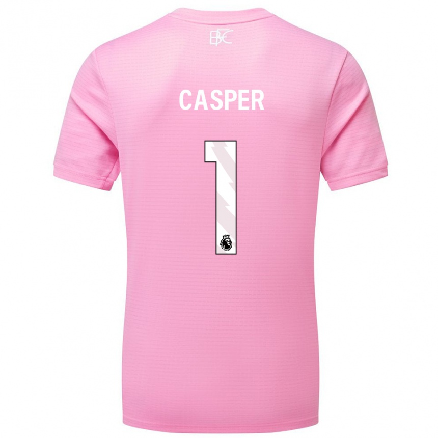 נשים כדורגל צ׳ארלי קספר #1 ורוד לבן חולצת שוער 2025/26