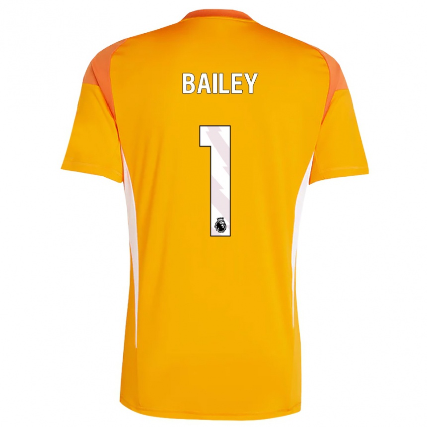 נשים כדורגל Joe Bailey #1 כתום לבן חולצת שוער 2025/26