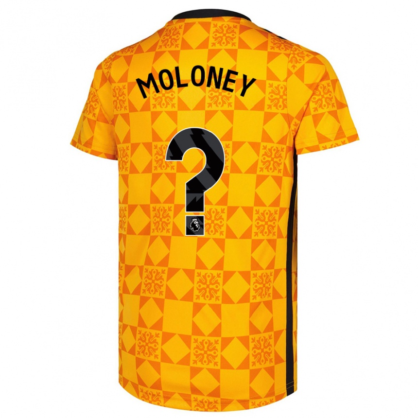 נשים כדורגל גרייס מולוני #0 צהוב שחור חולצת שוער 2025/26