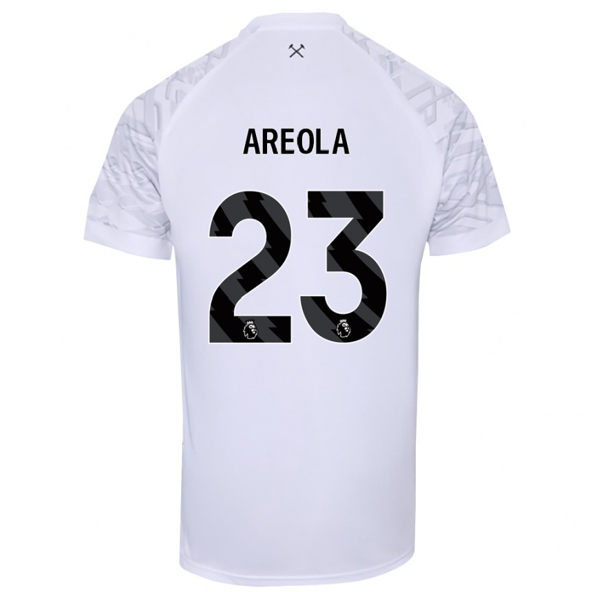 נשים כדורגל אלפונס אראולה #23 שחור לבן חולצת שוער 2025/26