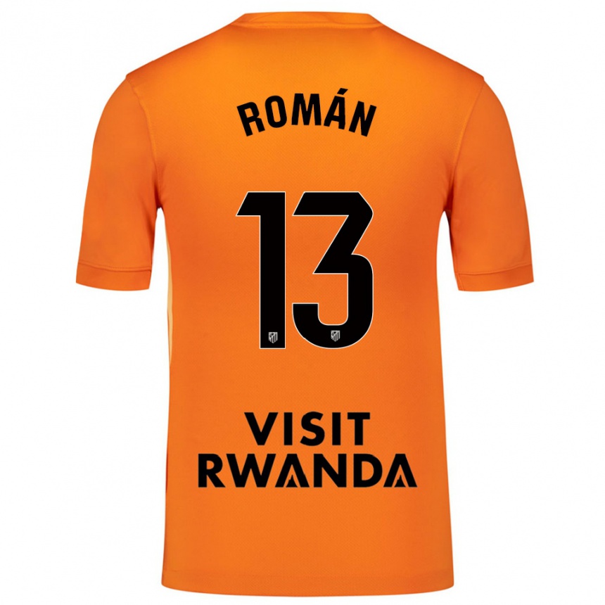 נשים כדורגל Francis Holgado #13 כתום שחור חולצת שוער 2025/26