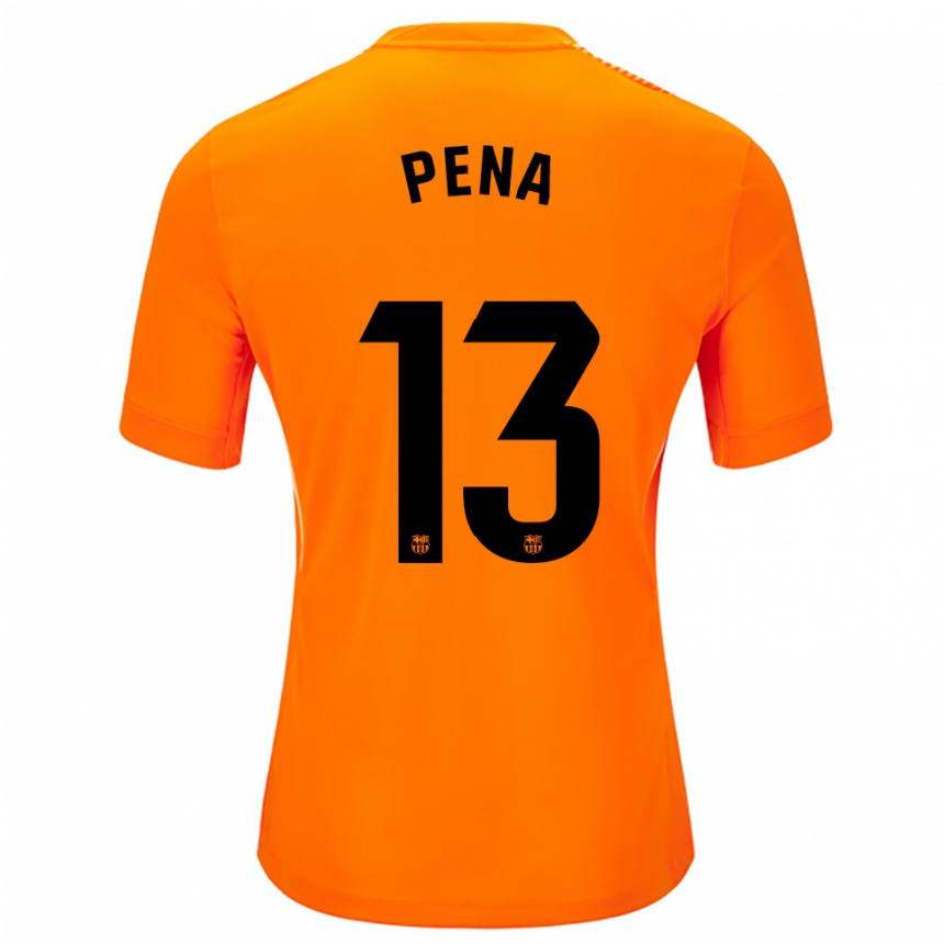 נשים כדורגל אינאקי פניה #13 כתום שחור חולצת שוער 2025/26