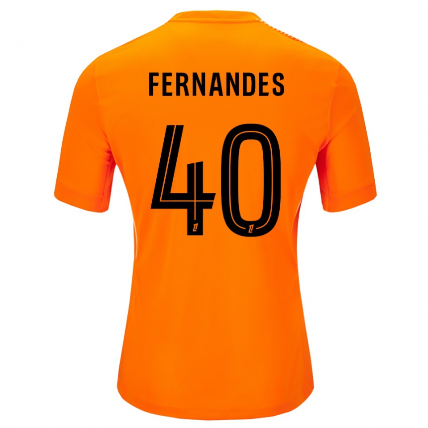 נשים כדורגל אליסה פרננדס #40 כתום שחור חולצת שוער 2025/26