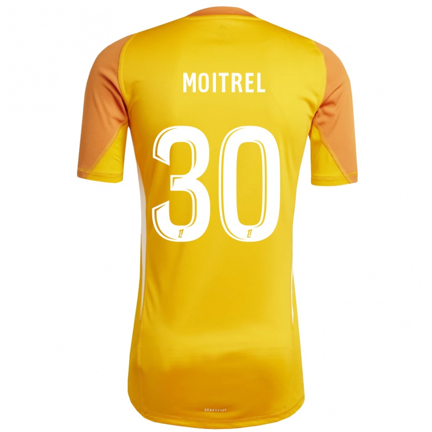 נשים כדורגל Pauline Moitrel #30 כתום לבן חולצת שוער 2025/26