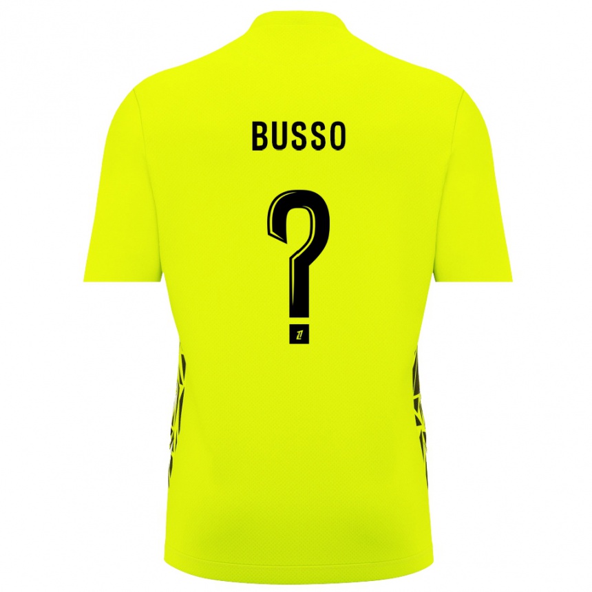 נשים כדורגל Louise Busso #0 ירוק פלורסנט חולצת שוער 2025/26