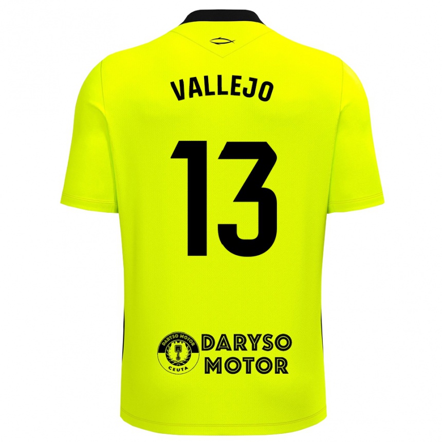 נשים כדורגל גיירמו ואייחו דלגאדו #13 ירוק צהוב שחור חולצת שוער 2025/26