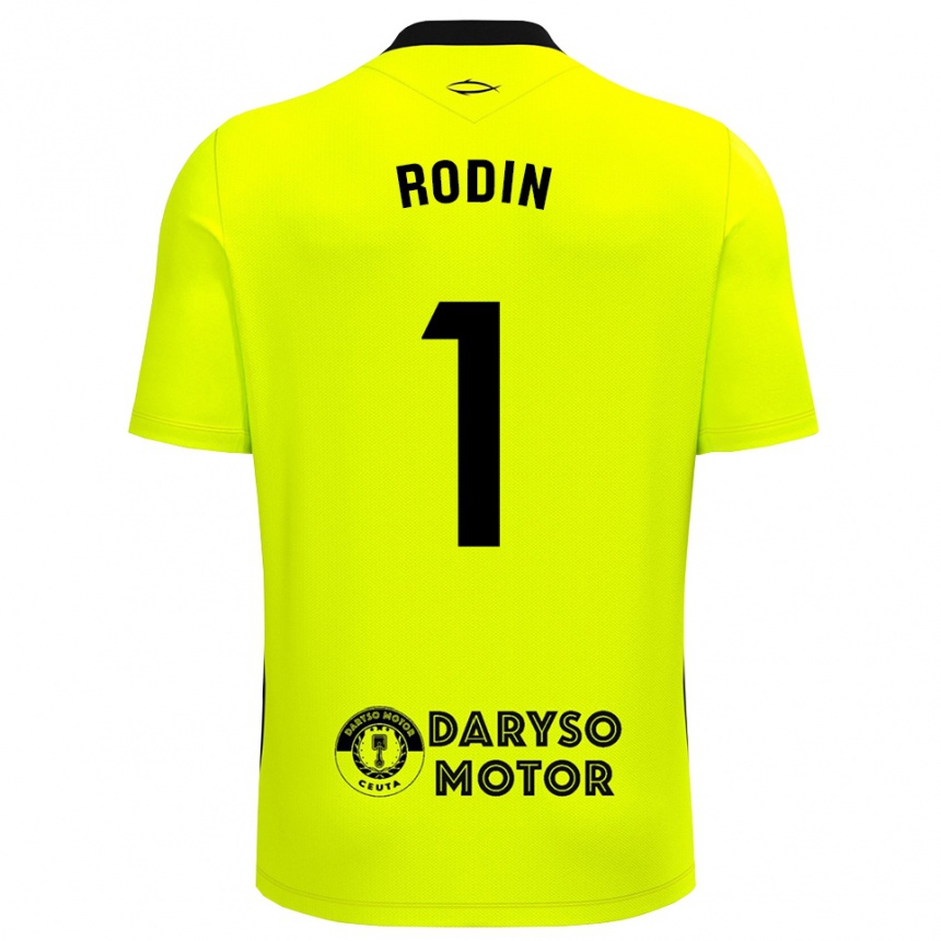 נשים כדורגל Antonio Rodin #1 ירוק צהוב שחור חולצת שוער 2025/26