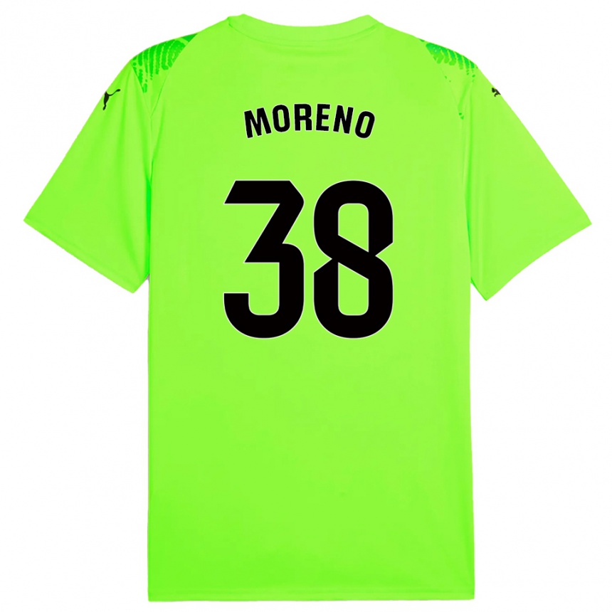 נשים כדורגל ג'רארד מורנו #38 ירוק דשא חולצת שוער 2025/26