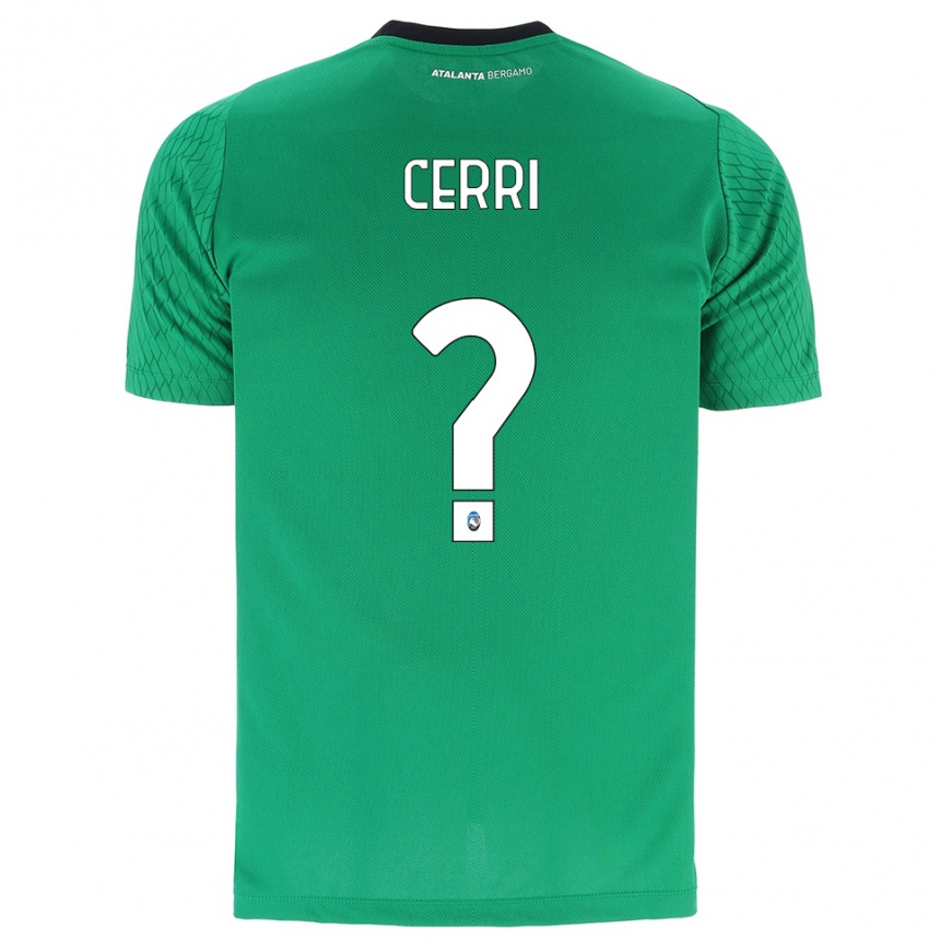 נשים כדורגל Jacopo Cerri #0 ירוק אזמרגד חולצת שוער 2025/26